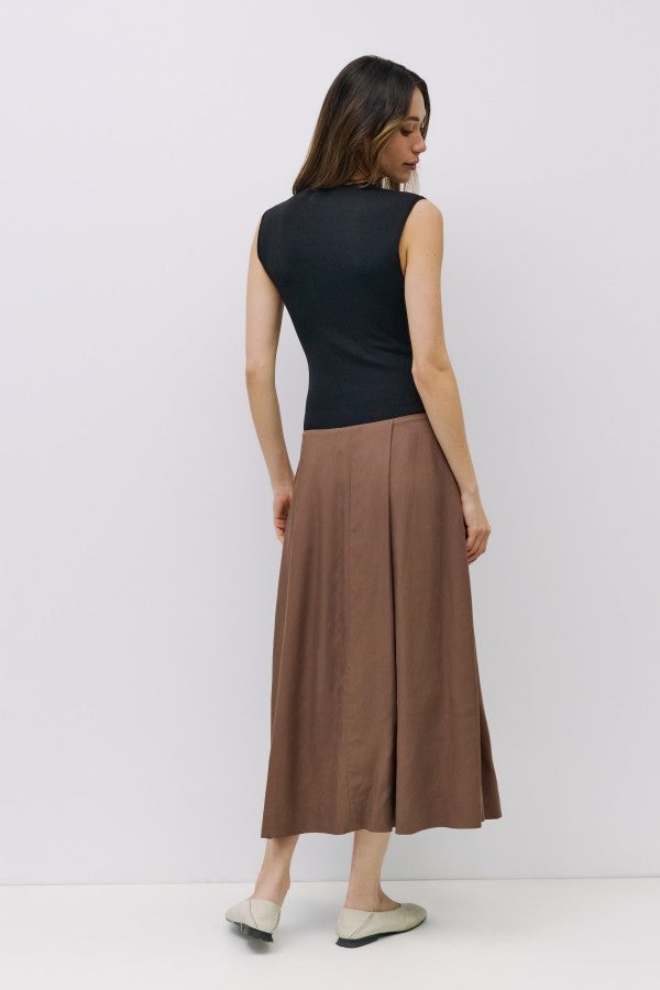 The Cairo Dress in Brown Black