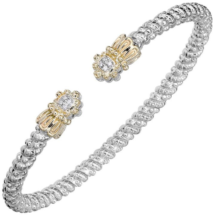 Vahan 23466D03 14K Yellow Gold & Sterling Silver Diamond Bracelet