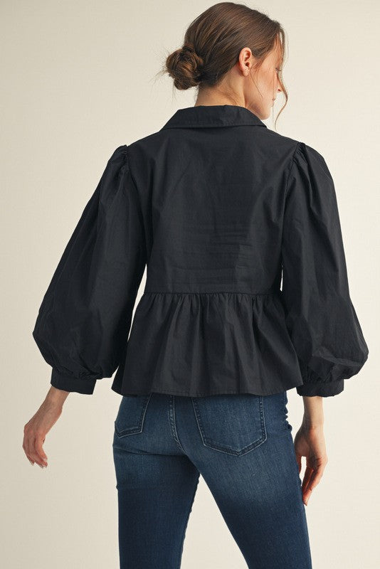 Peaceful Feelings Black Top