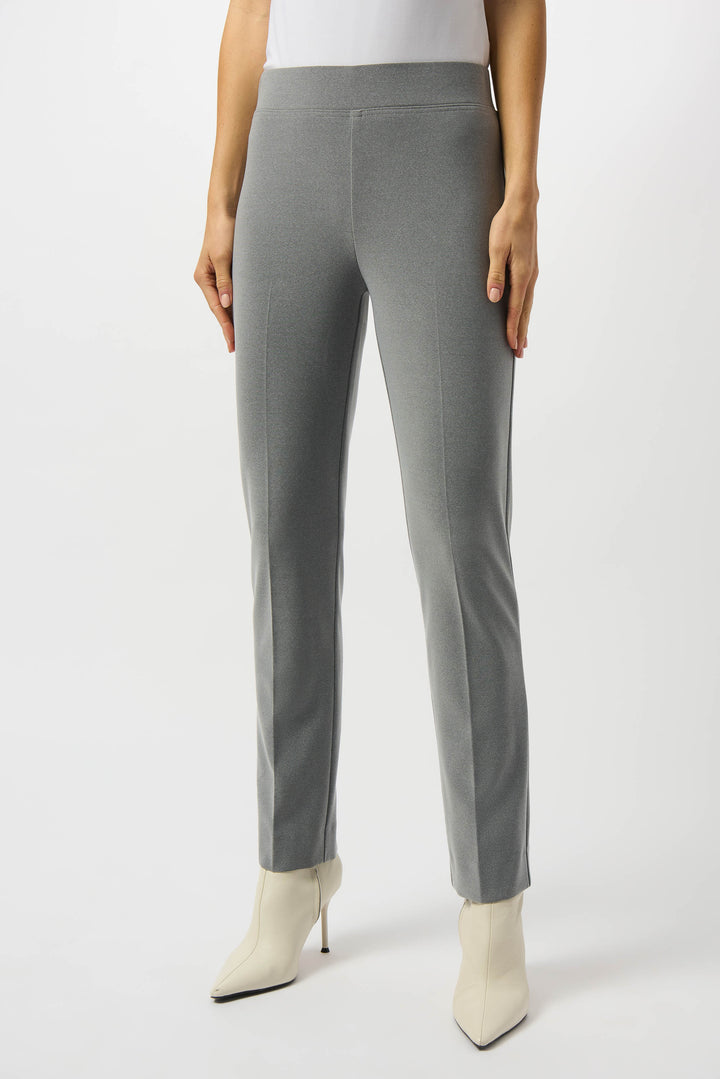 Joseph Ribkoff Slim Formal Trousers in Grey Melagne