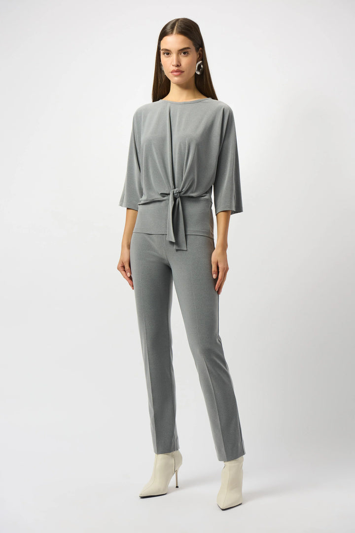 Joseph Ribkoff Grey Melange Top