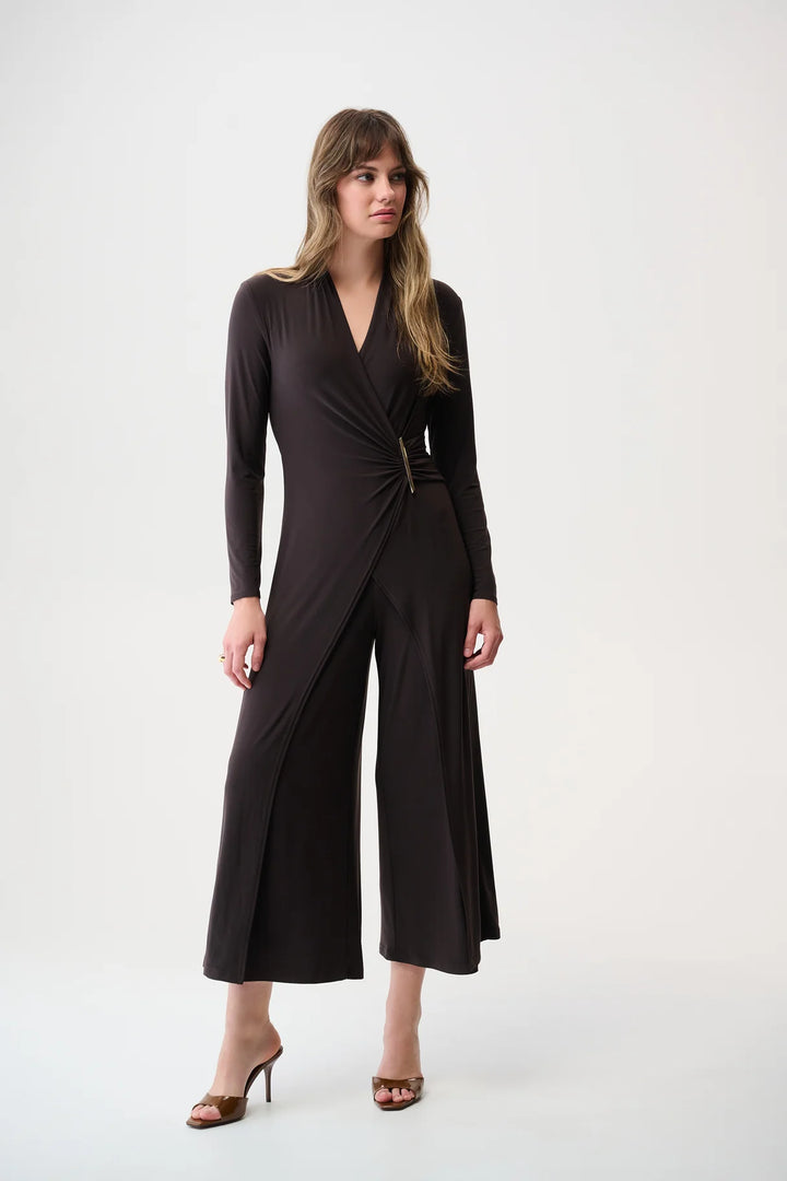 Joseph Ribkoff Formal Mocha Jumpsuit