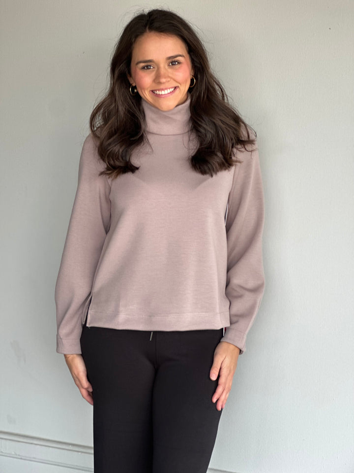 SPANX AirEssentials® Luxe Turtleneck in Costal Fog