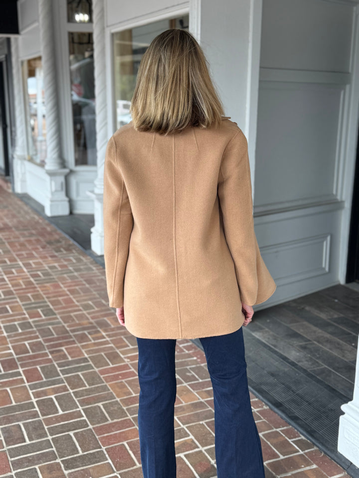 Tyler Boe Shannon Car Coat in Camel
