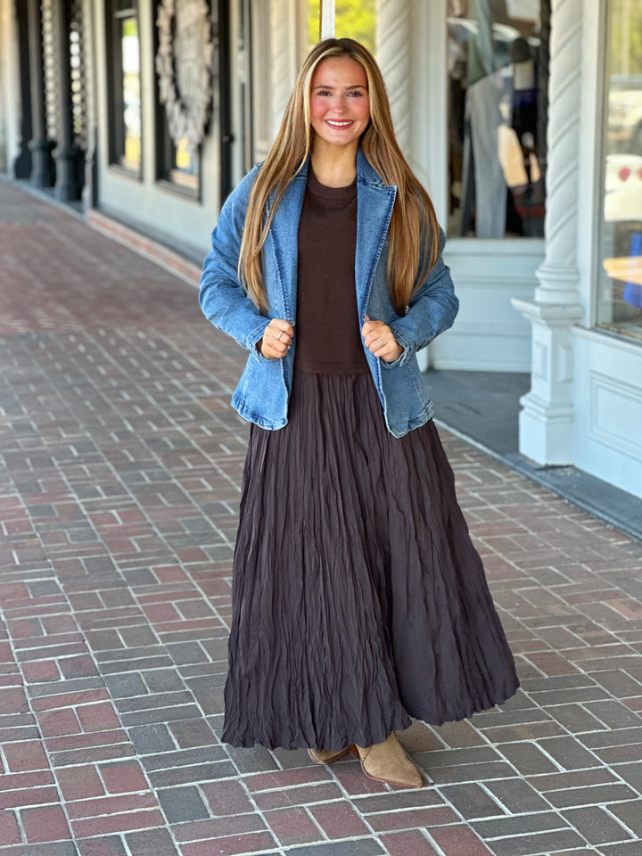 Steve Madden Kori Sweater in Dark Espresso