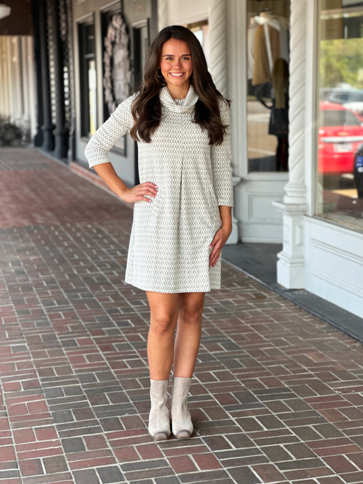 Tyler Boe Kim Knit Dress in Ivory
