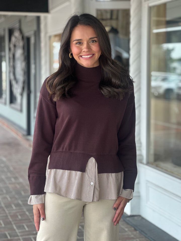 For The Best Top in Brown