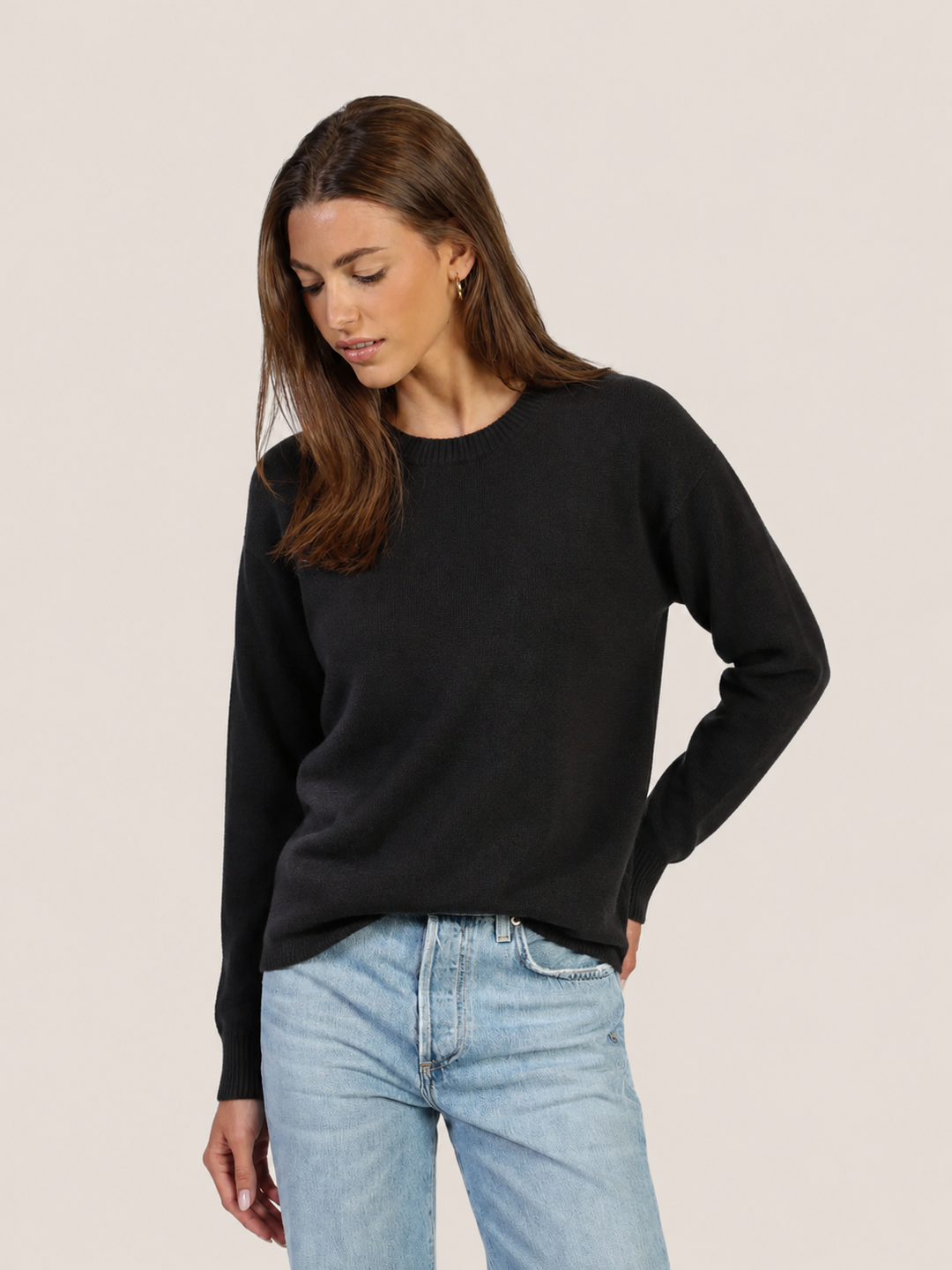 Dylan Parker Crew in Black