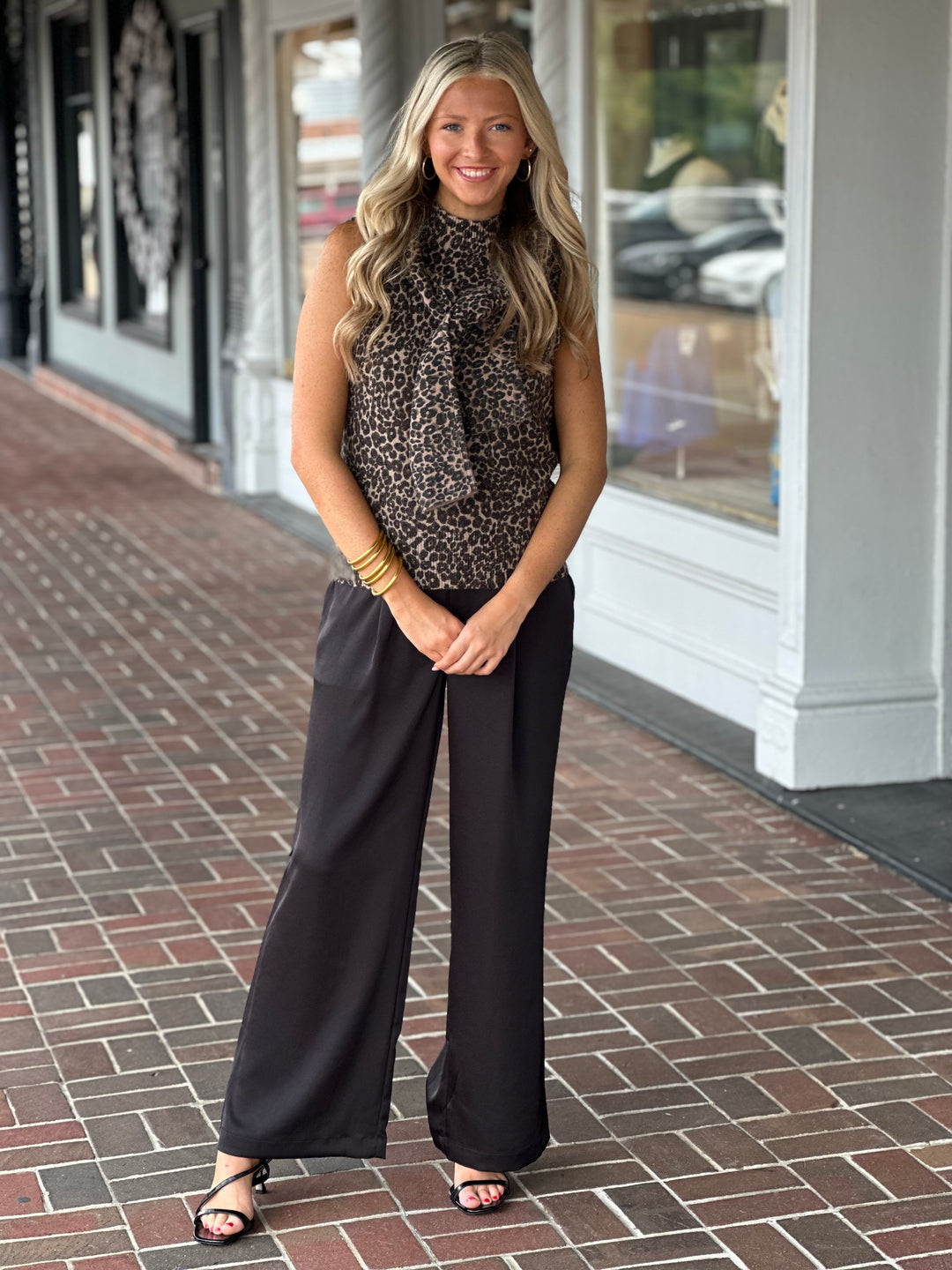 Sanctuary Fuzzy Shell Leopard Print Sweater
