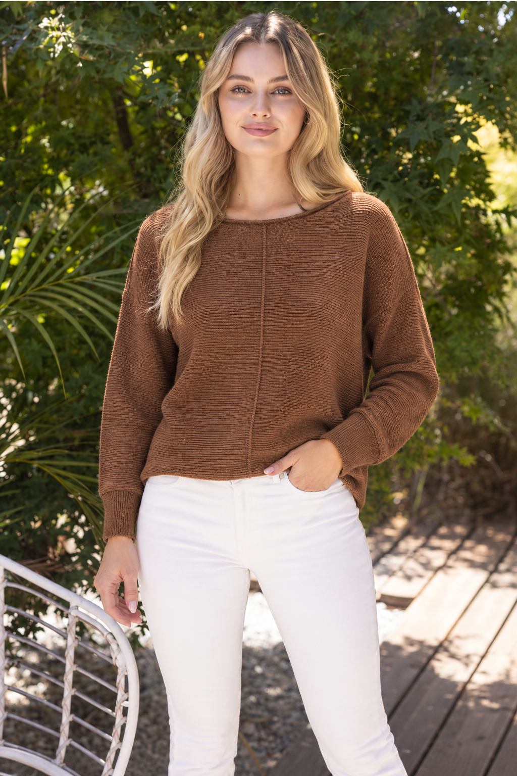 Asima Sweater in Brownie