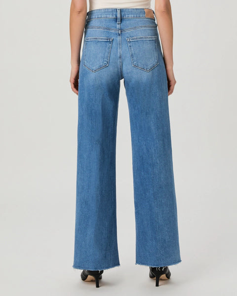 Paige Denim Anessa 31" Wide Leg Jean in Mesmerize