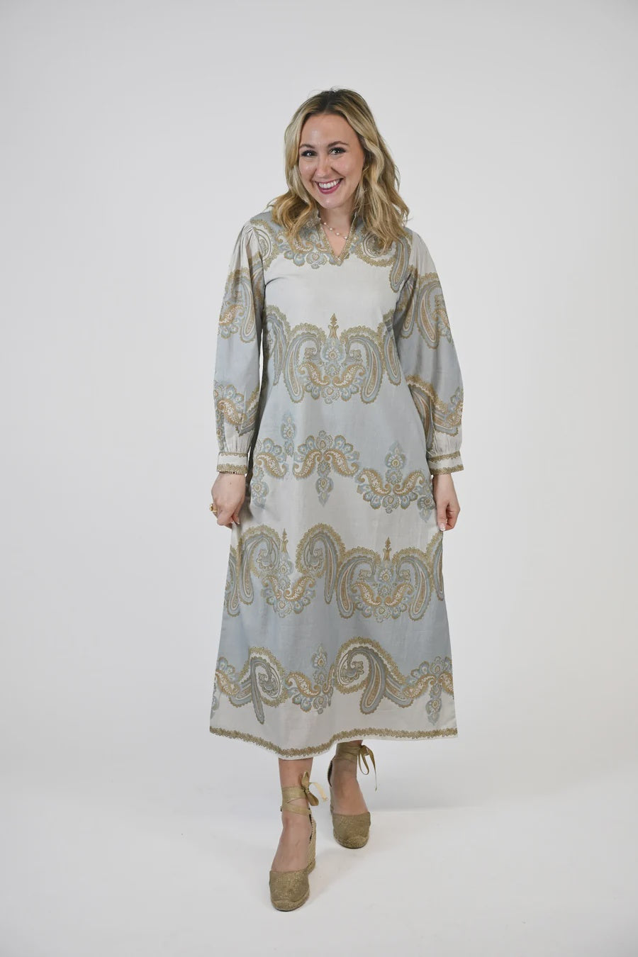 Victoria Dunn Presley Maxi in Chateau