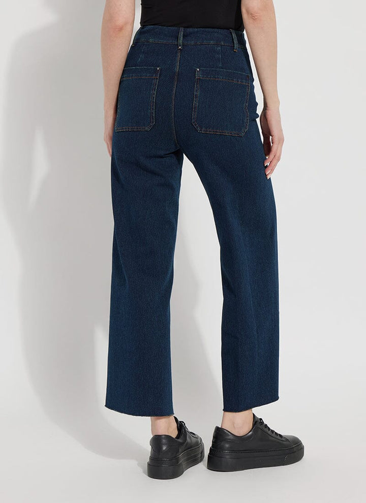 Lysse Erin Hi Waist Wide Leg Denim Pant in Indigo