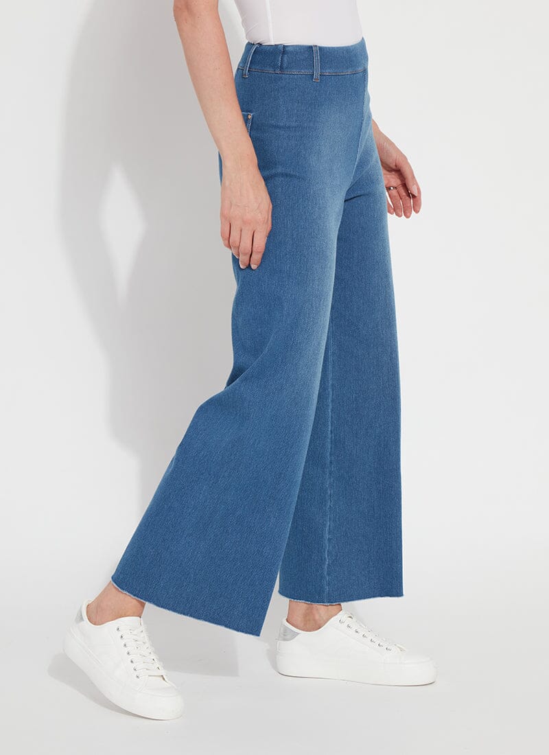 Lysse Erin Wide Leg Denim in Mid Wash