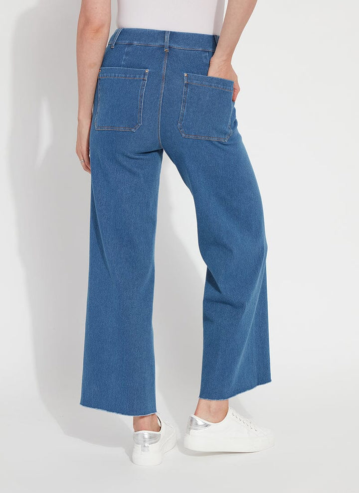 Lysse Erin Wide Leg Denim in Mid Wash