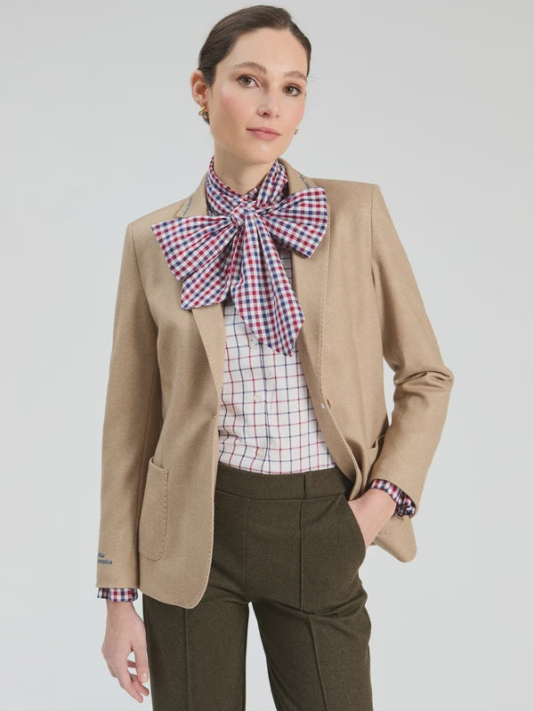 Vilagallo Harlow Short Jacket in Beige