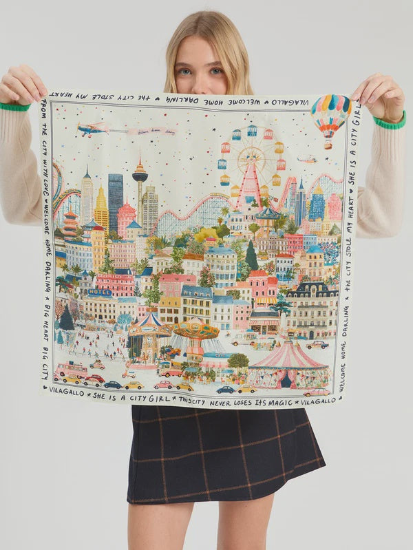 Vilagallo Mini City Scarf