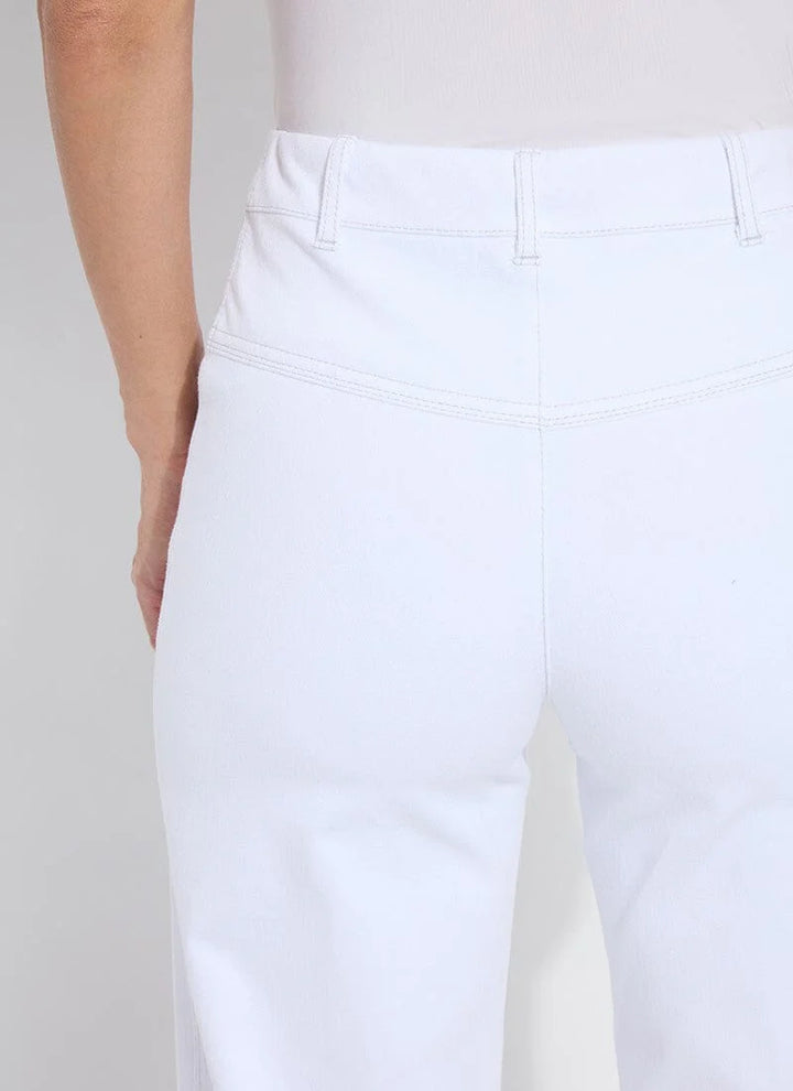 Lysse Layton Wide Leg Crop Pant (26" Inseam) in White