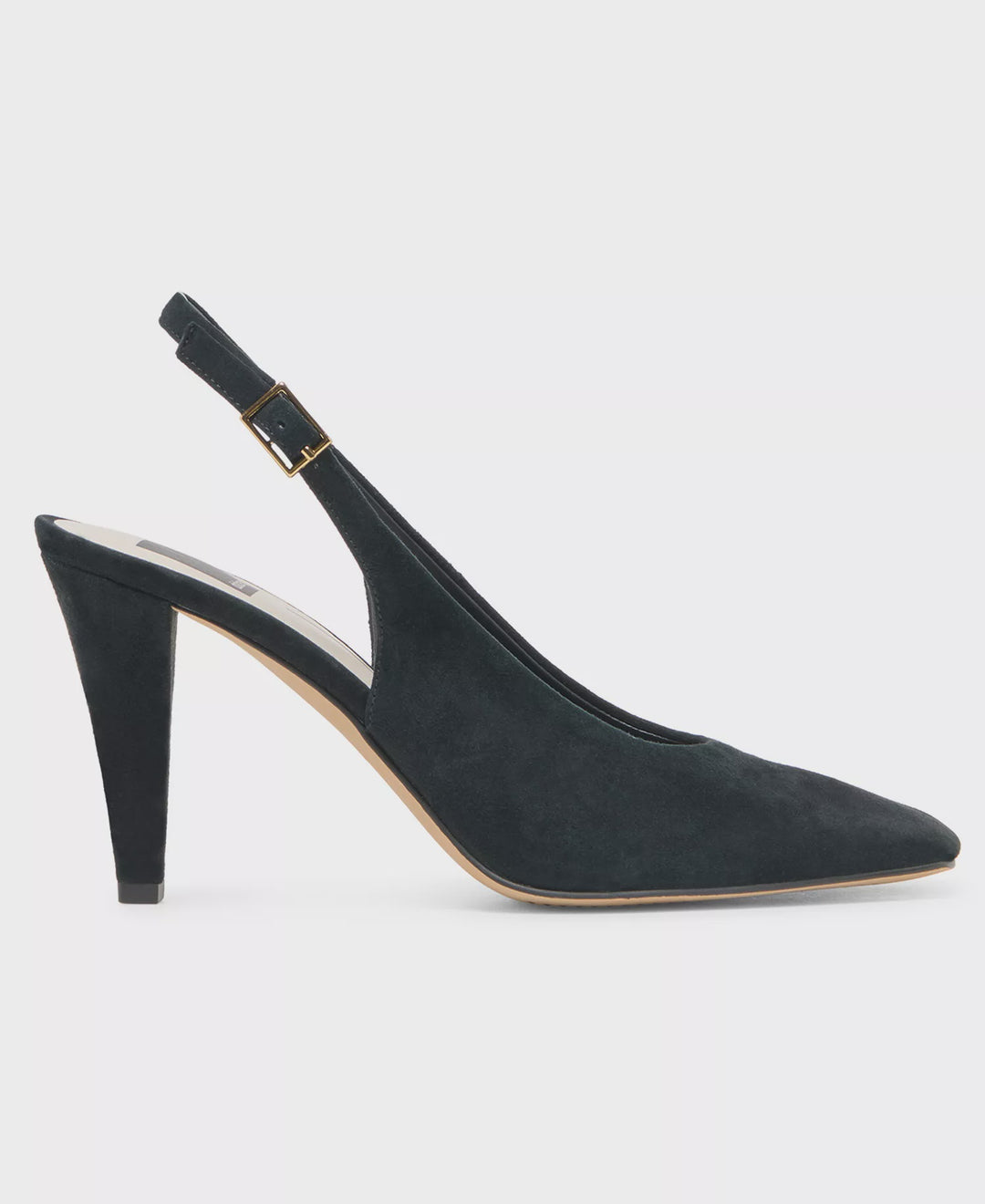 Dolce Vita Gessia Slingbacks in Black Onyx Suede