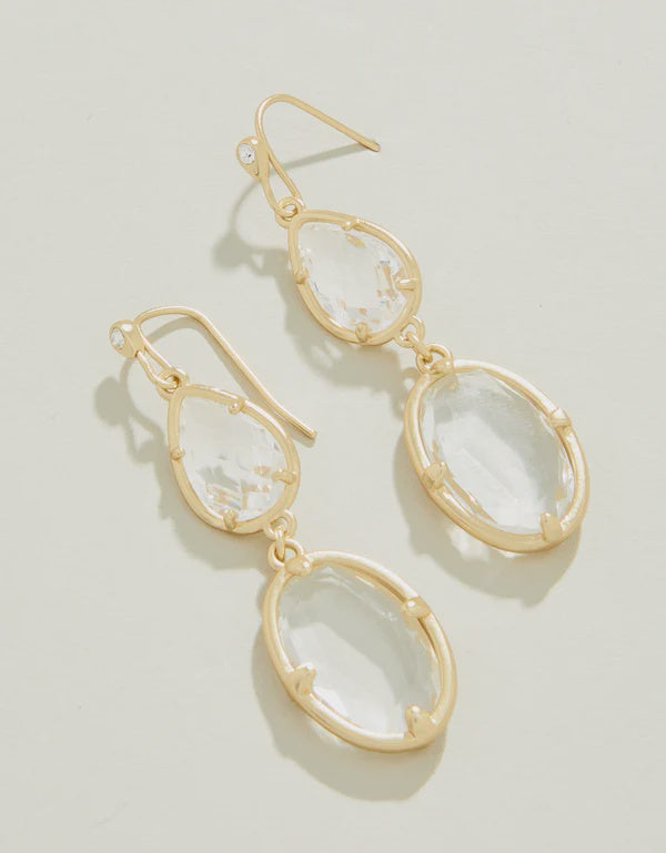 Lagoon Earrings Crystal