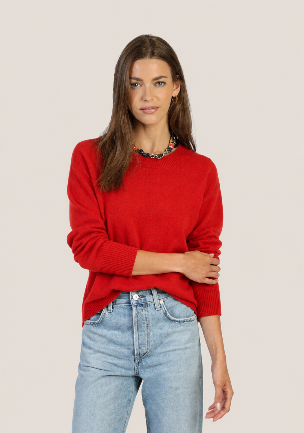 Dylan Parker Crew in Red