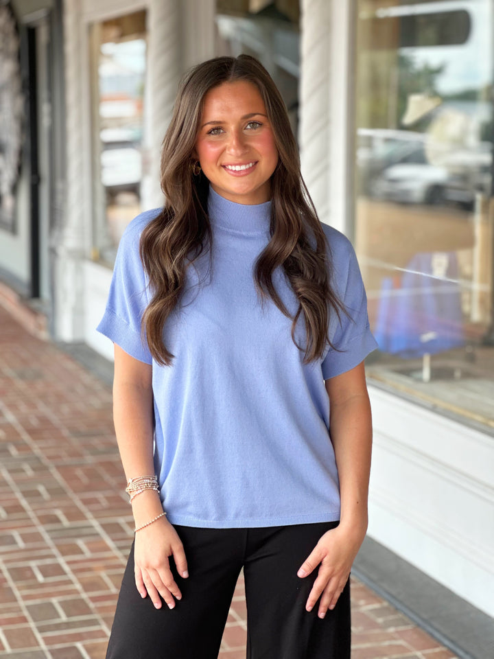 Elliott Lauren Short Sleeve Iris Sweater