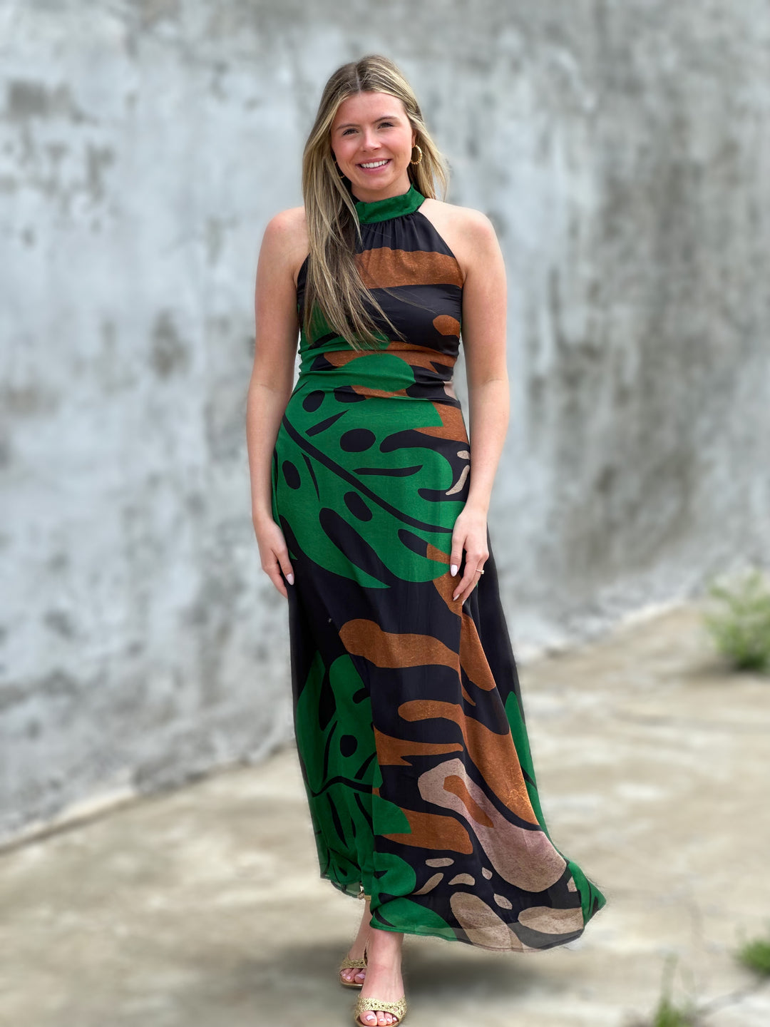 Patrice Maxi Dress in Navy