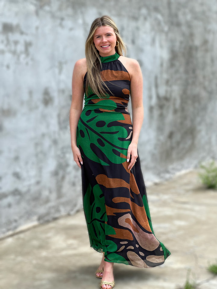 Patrice Maxi Dress in Navy
