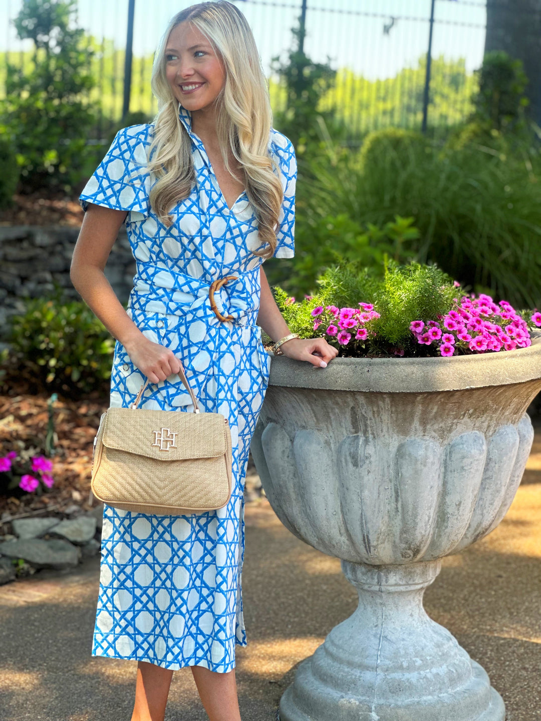 Holly Shae Gretchen Dress in Coastal Cane