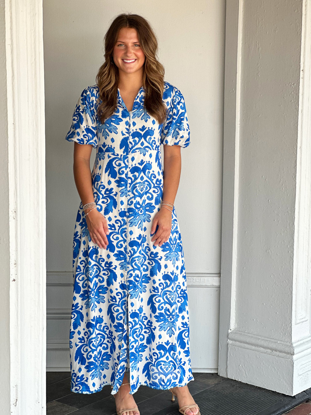 Larissa Maxi Dress in Blue