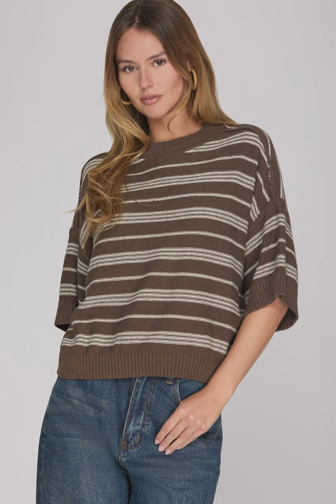 Be The Good Brown Stripe Top