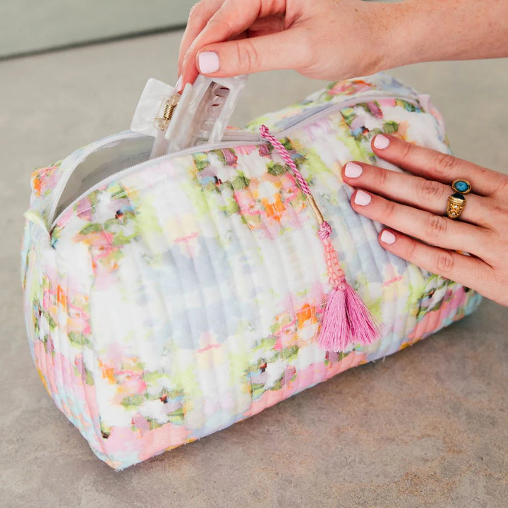 Laura Park Large Cosmetic Bag in Brooks Avenue