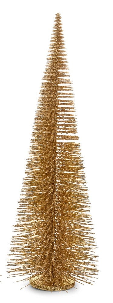 Medium Gold Bottle Brush Tree