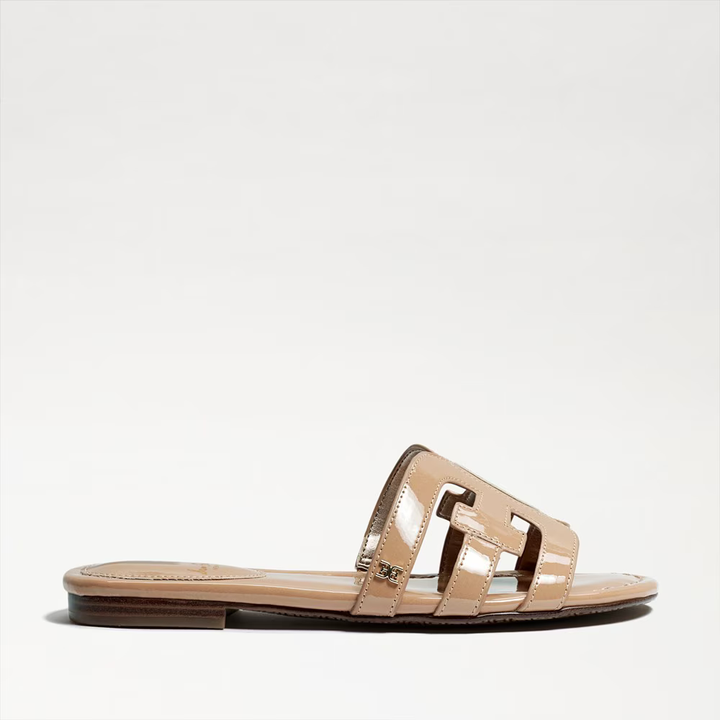 Sam Edelman Bay Slide Sandal in Almond Patent