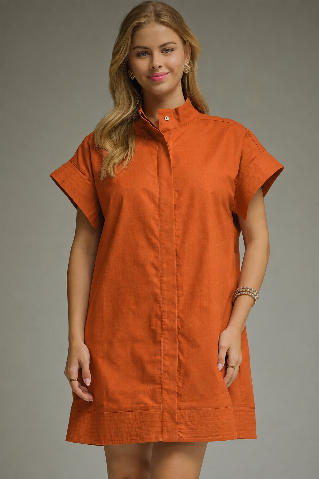Meant For Today Rust Mini Dress