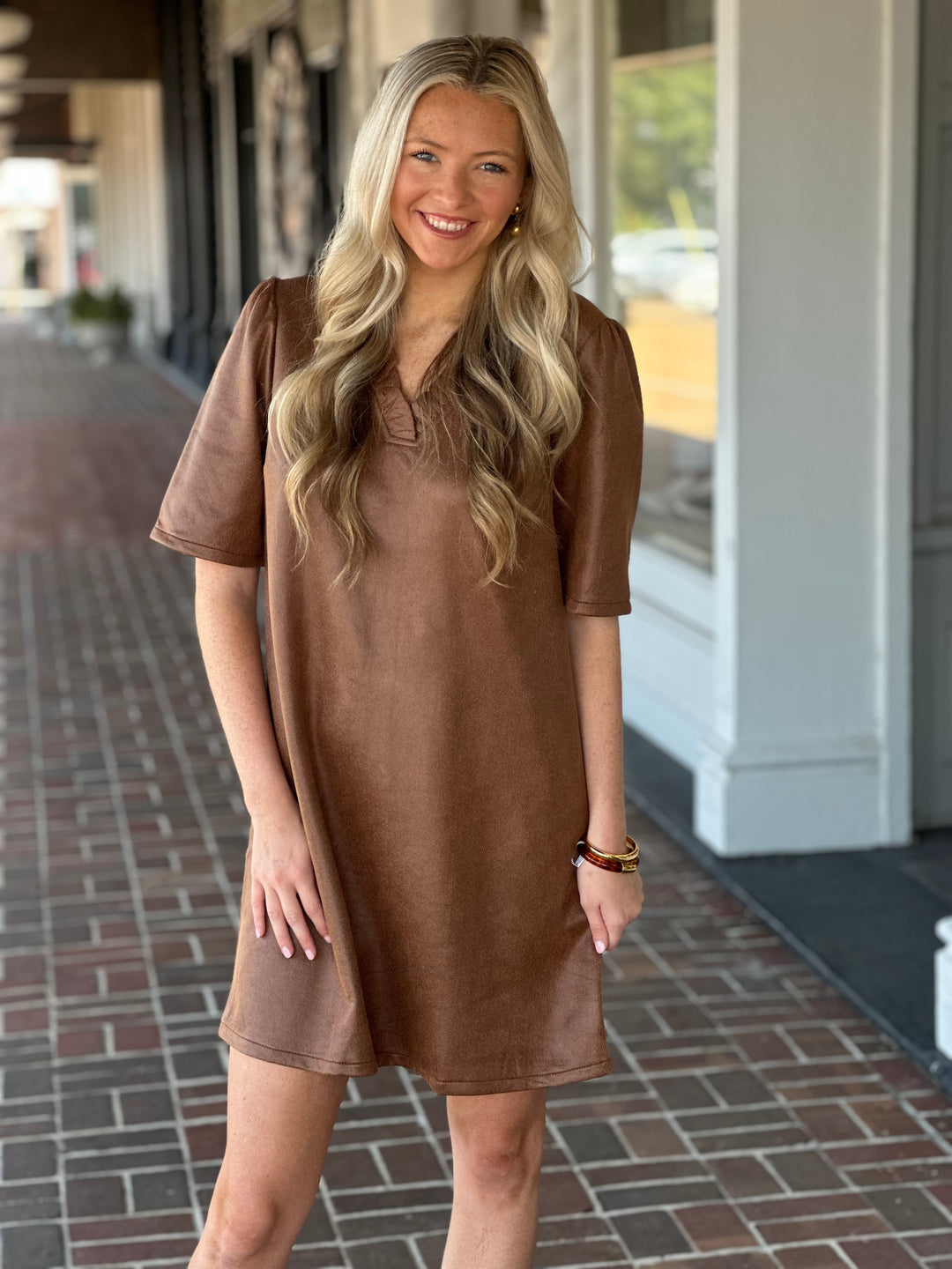Everything In Between Brown Mini Dress