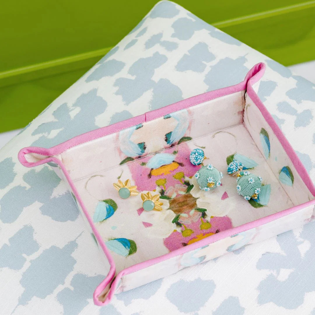 Laura Park Snap Tray in Monet's Garden Pink