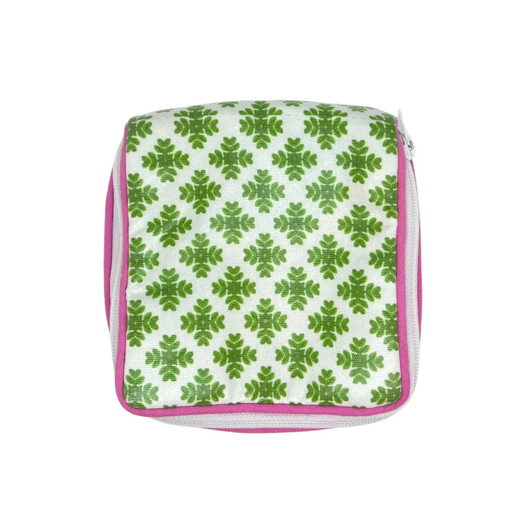 Laura Park Jewelry Case in Brushstrokes Green