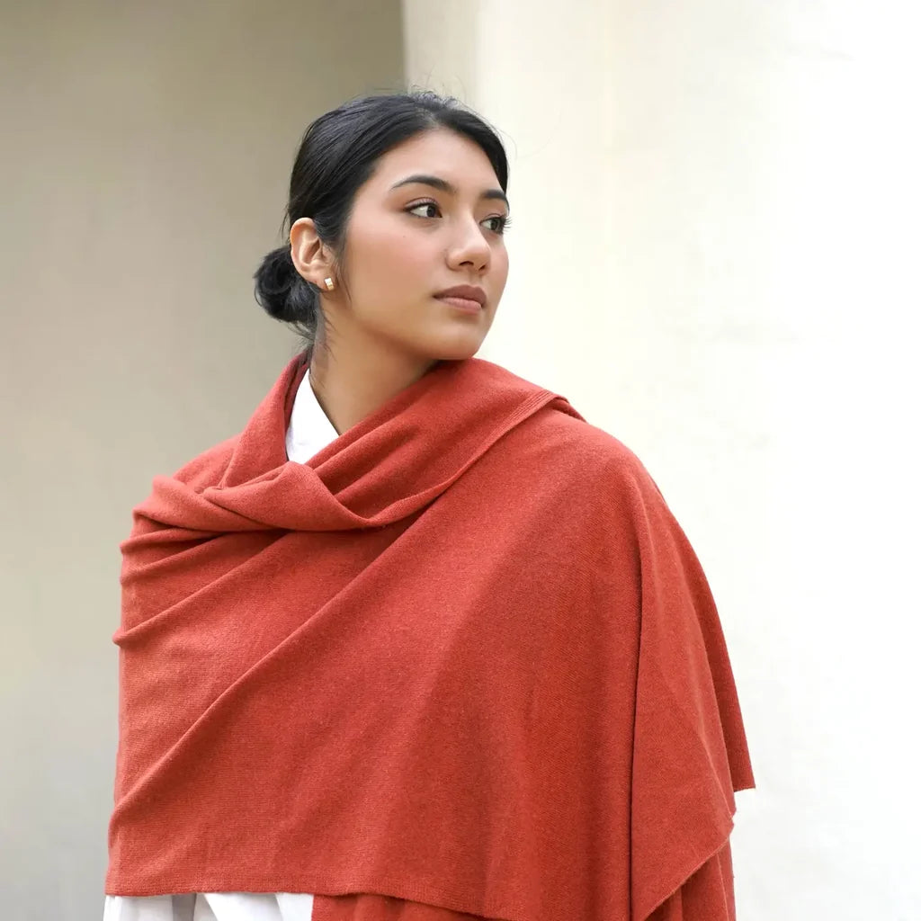 Cashmere Scarf/Wrap Spice