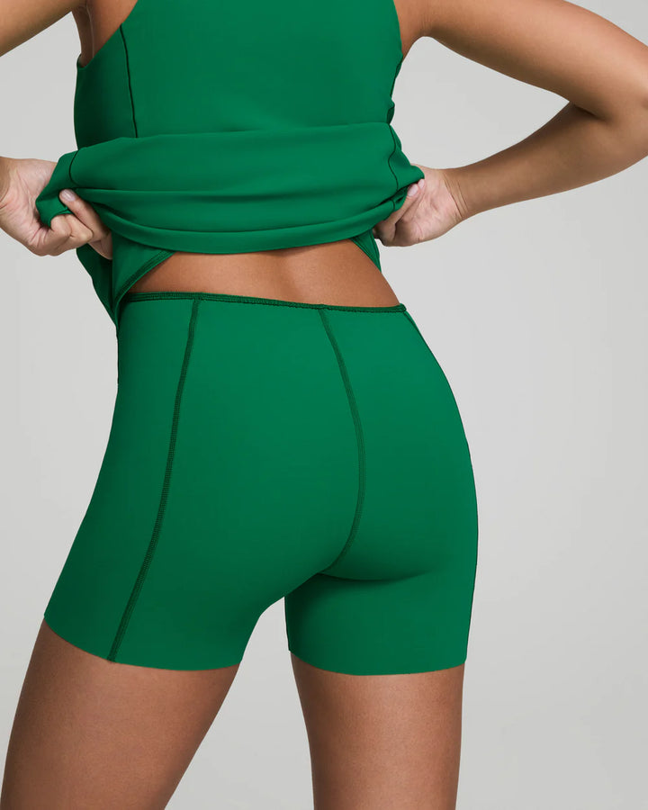 SPANXshape™ Get Moving Zip Front Dress in Field Green