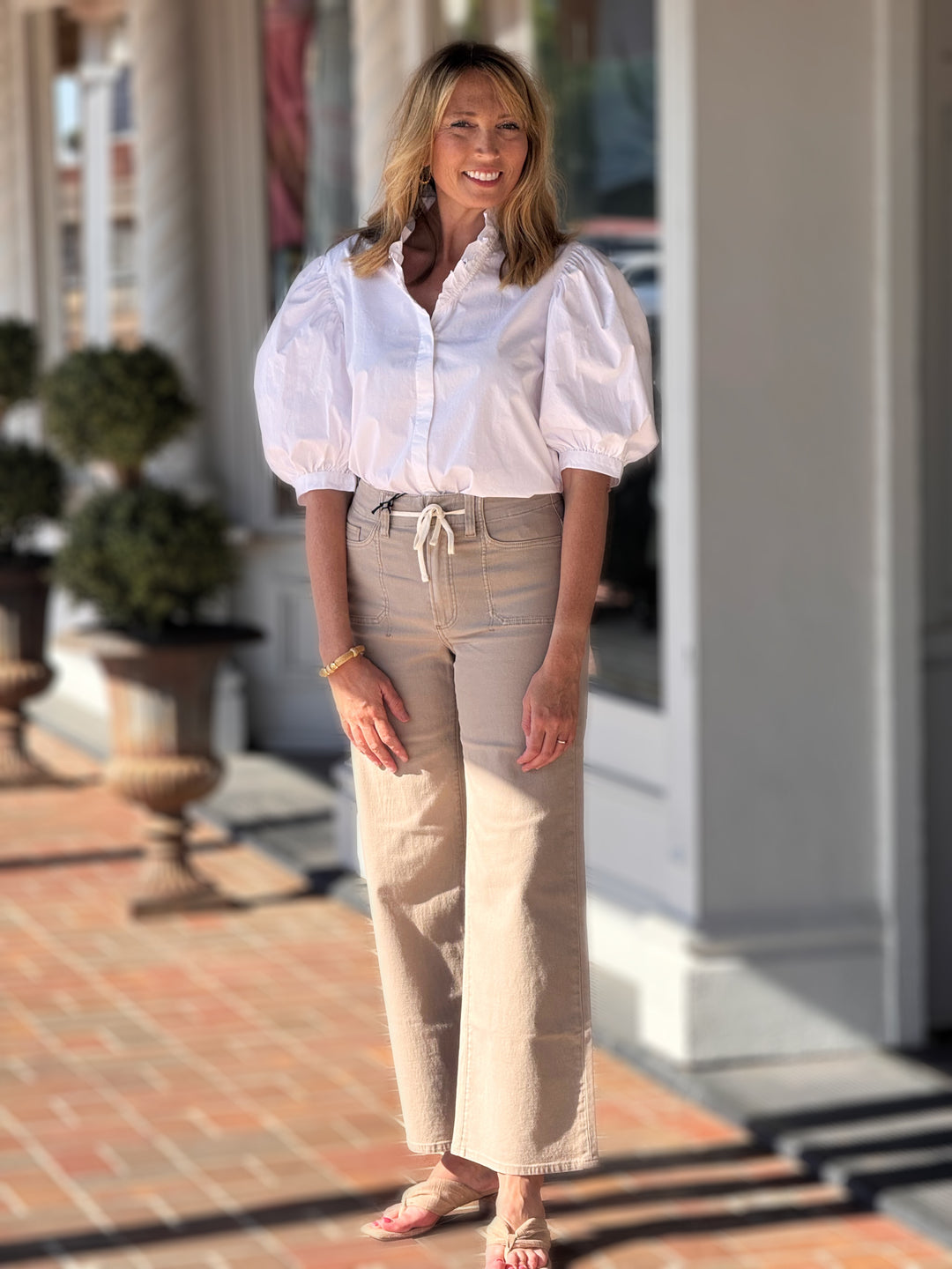 Holly Shae Laura Top in White
