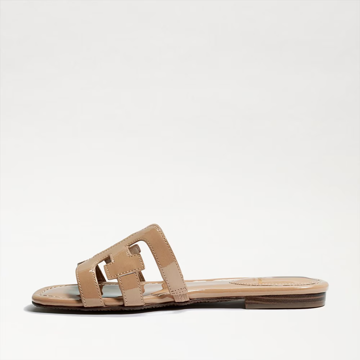 Sam Edelman Bay Slide Sandal in Almond Patent