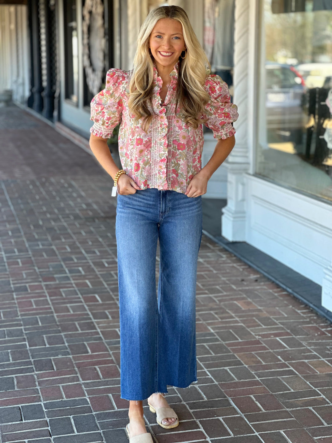 Love The Label Zuri Top in Clarabell Liberty
