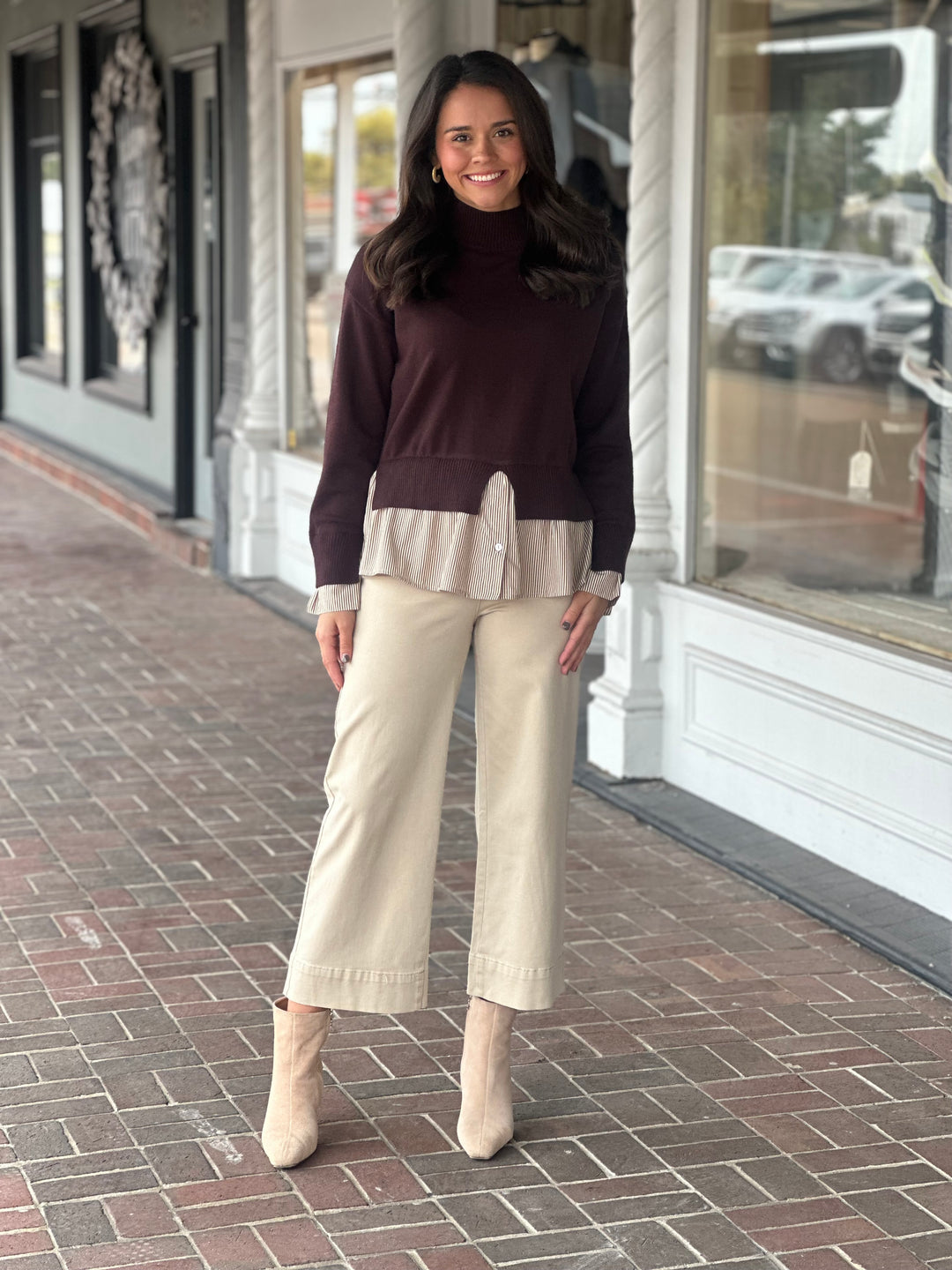 For The Best Top in Brown