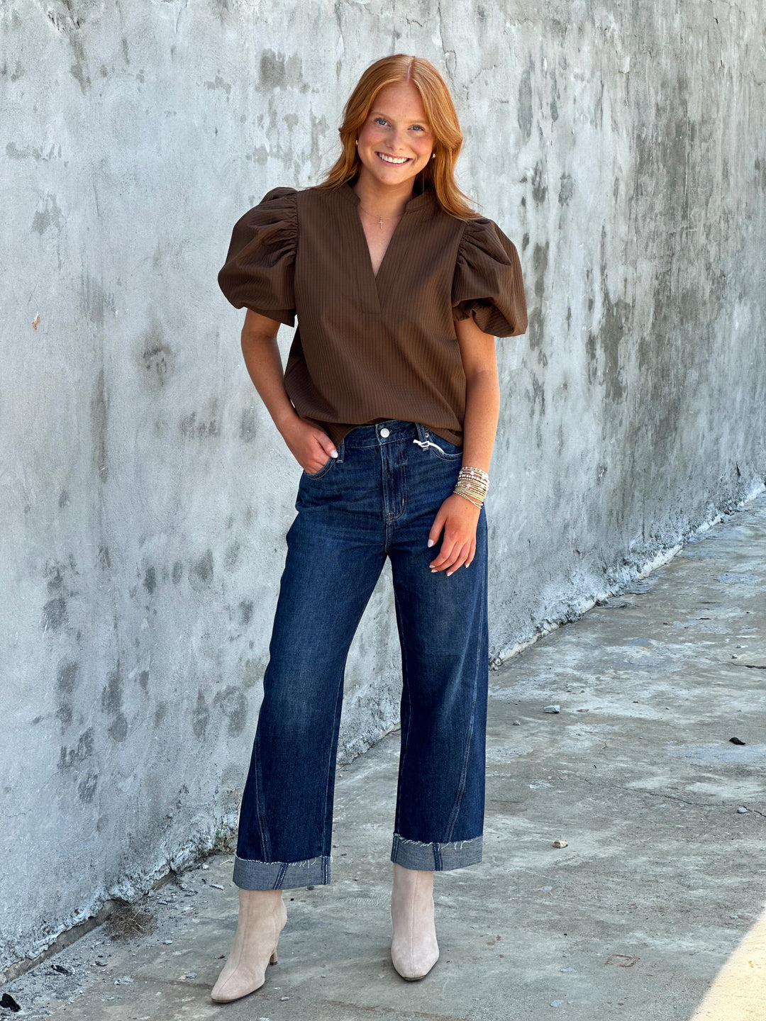 Bound To Be Top in Brown
