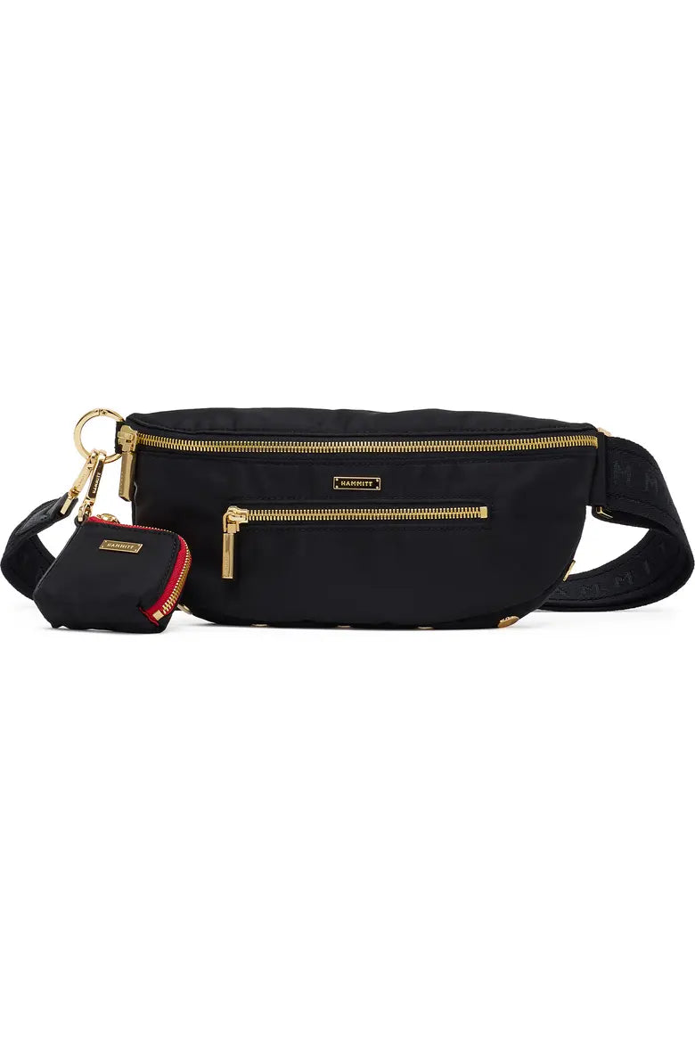 Hammitt Charles Crossbody Medium in Black Nylon Cargo