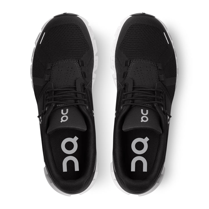 Women's On Cloud 5 Running Shoe in Black | White