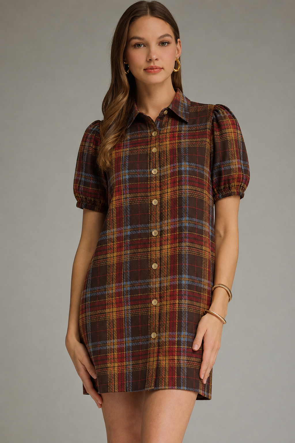 Wherever You Go Brown Dress