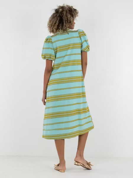 Emily McCarthy Hampton Dress in Fringe Stripe