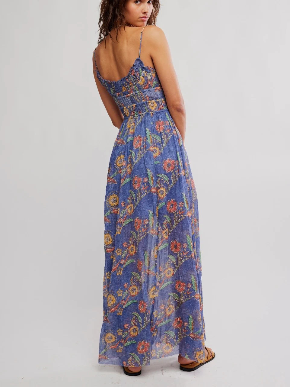 Free People One Ciella Printed Dress New England Combo